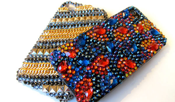 Decorazione del cover per cellulare con strass