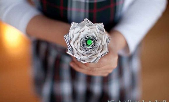 Idea su handmade: fiori di scotch