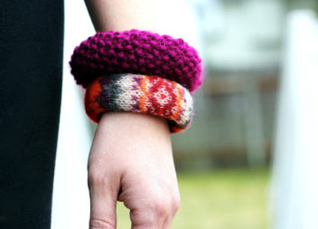 Bracciale di un maglione