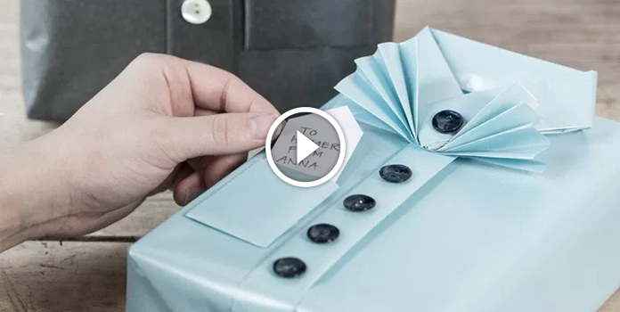 Idea per la festa: idea su come incartare il regalo in modo creativo