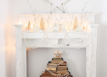 Albero di Natale creativo dai libri