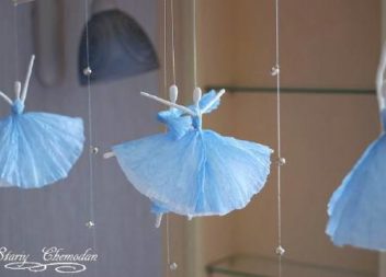 Decorazione: ballerina con tovaglioli