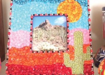 Dipinto con perle: idea regalo