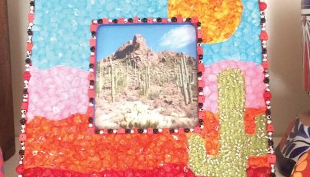 Dipinto con perle: idea regalo
