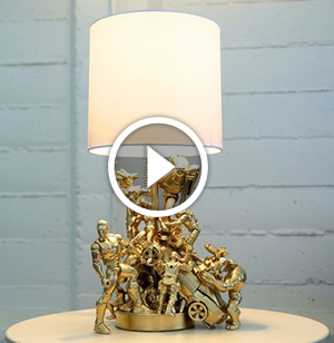 Decorazione lampada: un'idea per i ragazzi
