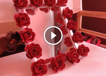 Trasformiamo il cartone in rose