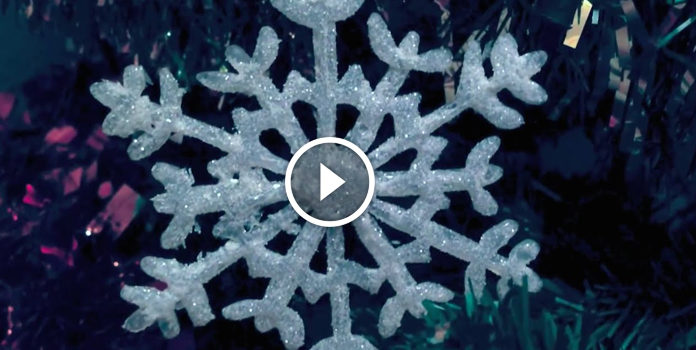 Fiocchi di neve con colla a caldo: video-lezione