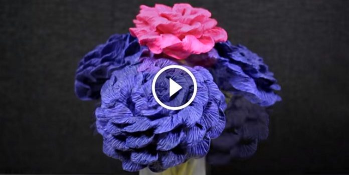 Fiori di carta ondulata: video-lezione
