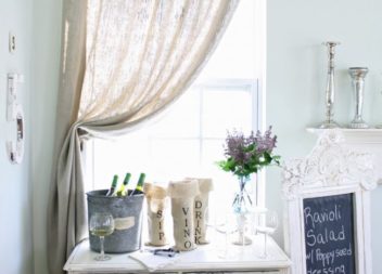 Tessuto di juta come decorazione: idee interessanti