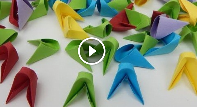 3D origami cuore: video tutorial