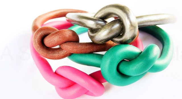 Bracciale in argilla polimerica