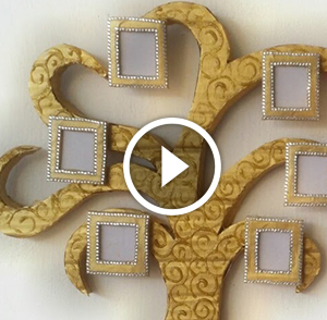 Cornice creativa da parete