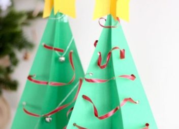 Albero di Natale di carta: idea per le feste