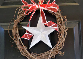 Corona di Natale da un vitigno: una master class