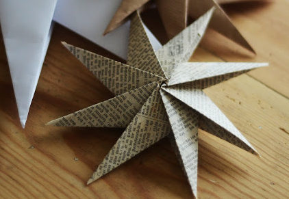 Stella originale di carta: master class per le feste