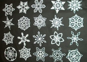Impariamo a tagliare i fiocchi di neve: master class step-by-step