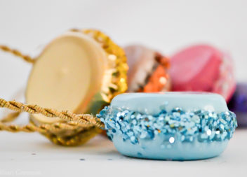 Macaroons con tappi di ferro: creiamo un accessorio