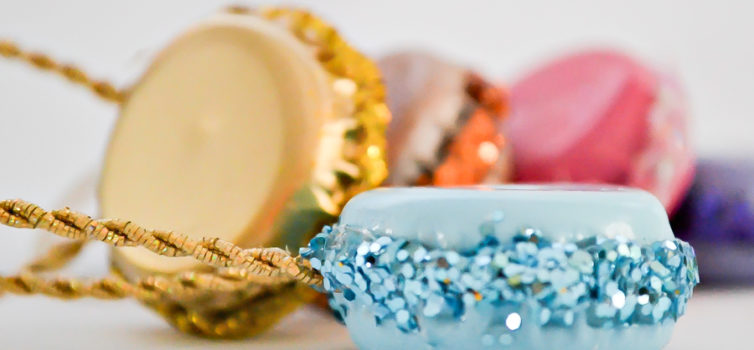 Macaroons con tappi di ferro: creiamo un accessorio