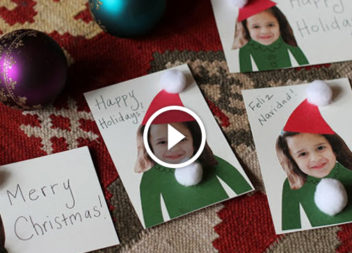 Biglietti di auguri festivi fai da te: video-lezione