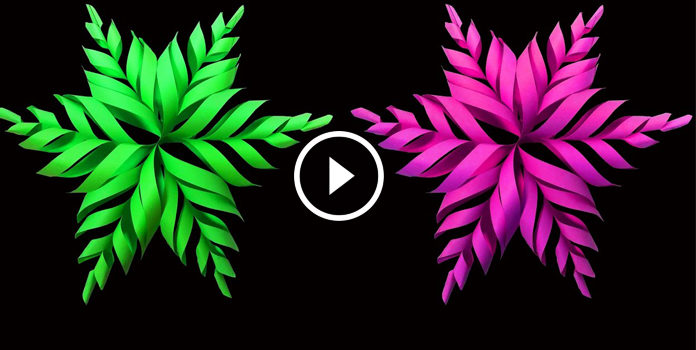 Fiocco di neve 3D: master-class