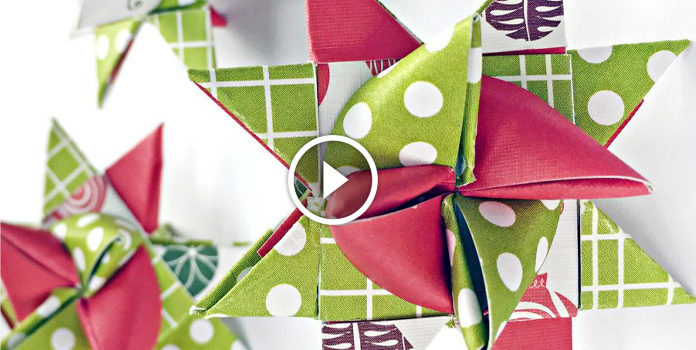 Decorazioni natalizie di carta: video lezione