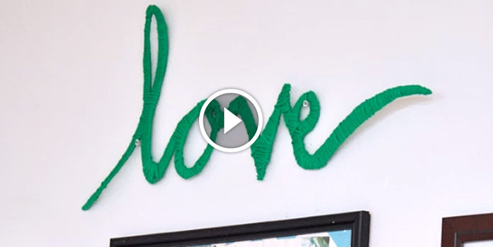Video lezione: scritte alla moda fatte dai fili