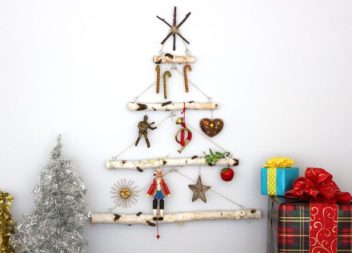 Albero di Natale alternativo: idea dai ramoscelli