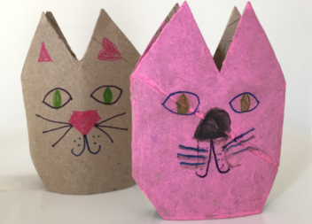 Gattino di carta: un'idea per i bambini