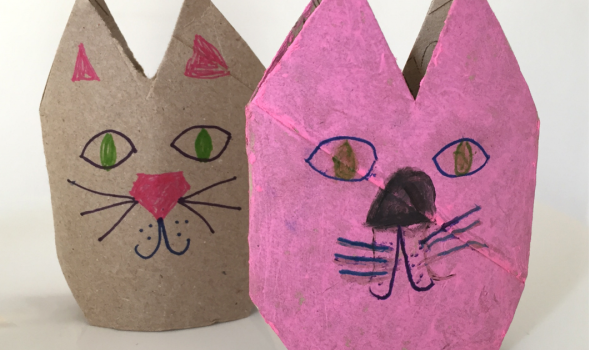 Gattino di carta: un'idea per i bambini