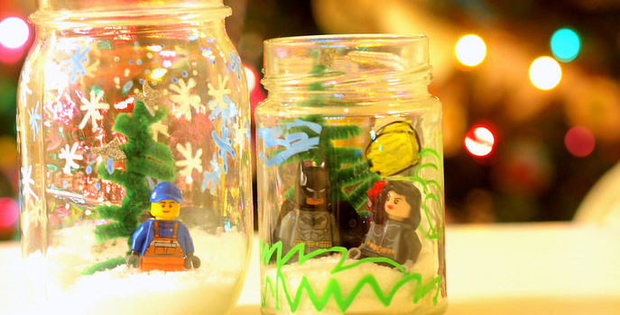 Lego nel barattolo: l'inverno è arrivato