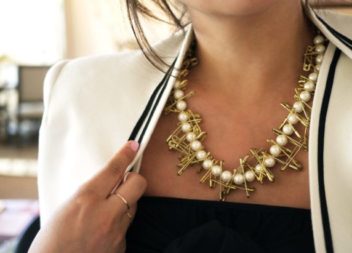Collana elegante: forcina inglese per accessori