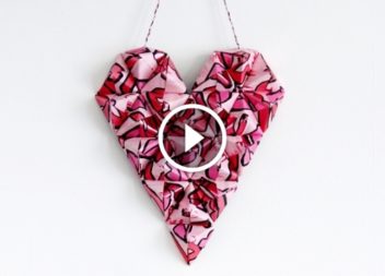 Cuore 3D di carta per San Valentino.Video tutorial