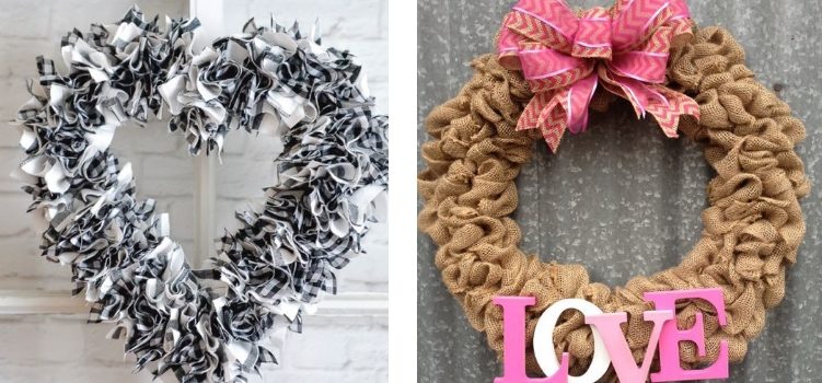 Corona sulla porta di San Valentino: 30 idee